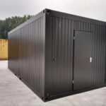 Czarny kontener biurowy 6x3MOT (VAT WLICZONY)