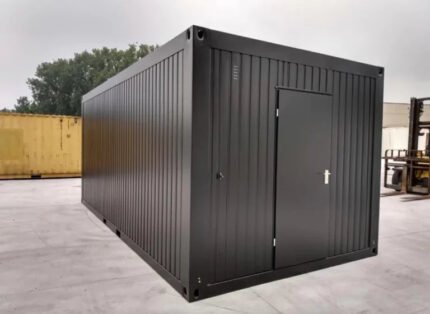 Czarny kontener biurowy 6x3MOT (VAT WLICZONY)