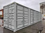 40-STOPOWY KONTEJNER MORSKI HC 12M BIAŁY Z OTWARCEM BOCZNYM